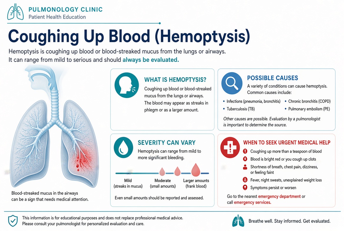 Coughing Up Blood (Hemoptysis)