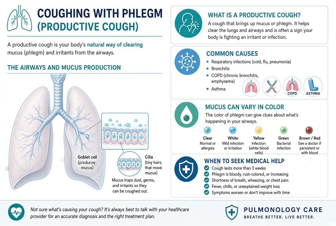 Coughing With Phlegm (Productive Cough)