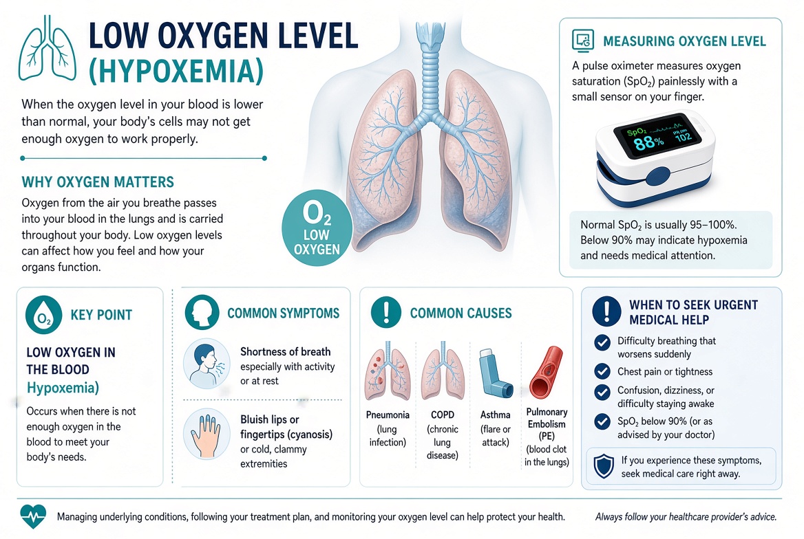 Low Oxygen Level (Hypoxemia)